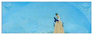 Картина под названием "Рыбачек" - Владимир Стахеев, Подлинное произведение искусства
