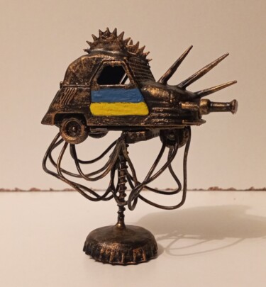 Sculpture intitulée ""Клещ"" par Steampunker_ukraine, Œuvre d'art originale, Aluminium