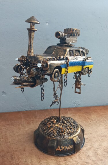 Scultura intitolato ""Шмель"" da Steampunker_ukraine, Opera d'arte originale, Alluminio