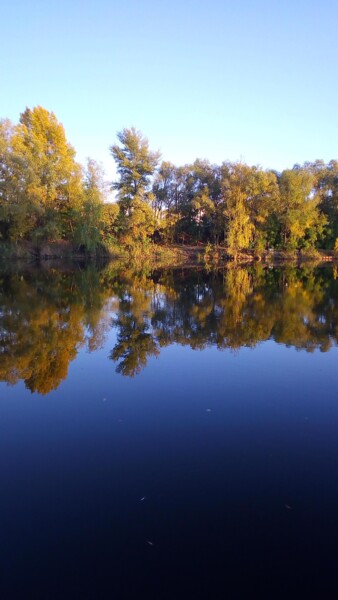 Fotografia zatytułowany „Ukraine river” autorstwa Steampunker_ukraine, Oryginalna praca, Fotografia cyfrowa