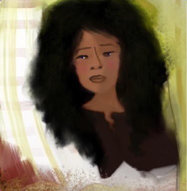 Arts numériques intitulée "Femme Malgache" par Ditellia Steeland, Œuvre d'art originale, Peinture numérique