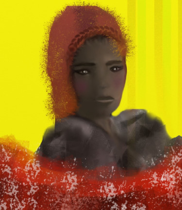 Digital Arts titled "Etre soi-même" by Ditellia Steeland, Original Artwork, Digital Painting