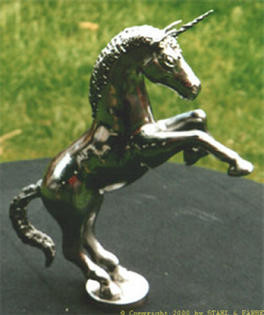 Skulptur mit dem Titel "Stahl-Skulptur-Einh…" von Stahl Farbe, Original-Kunstwerk