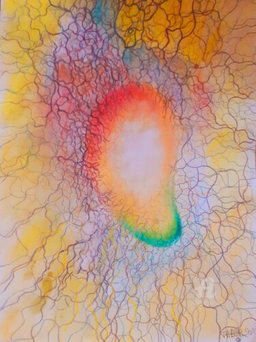 Dessin intitulée "Mango défolkloriseé" par Steeve Tabar, Œuvre d'art originale, Crayon
