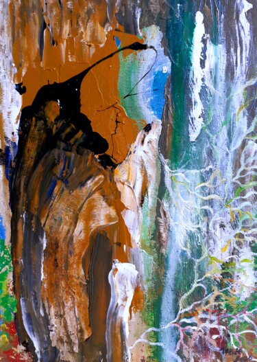Pintura titulada "Esprit tainos" por Steeve Tabar, Obra de arte original, Acrílico