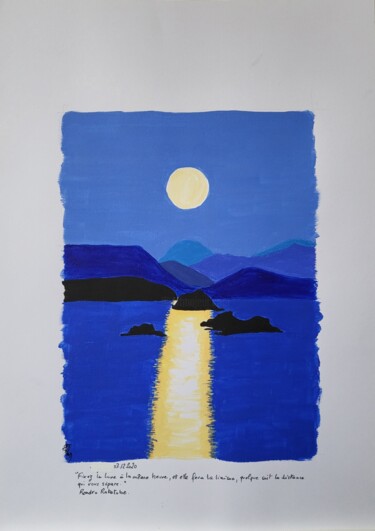 "Clair de lune sur l…" başlıklı Resim Stefan tarafından, Orijinal sanat, Akrilik