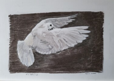 Dessin intitulée "La paix" par Stefan, Œuvre d'art originale, Encre