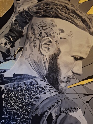 Картина под названием "Ragnar" - Stefan Assmann, Подлинное произведение искусства, Масло