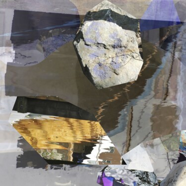Digital Arts titled "Water and Stones" by Stefan Fransson, Original Artwork, Collages