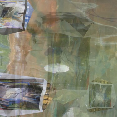Digital Arts με τίτλο "Layers" από Stefan Fransson, Αυθεντικά έργα τέχνης, Κολάζ
