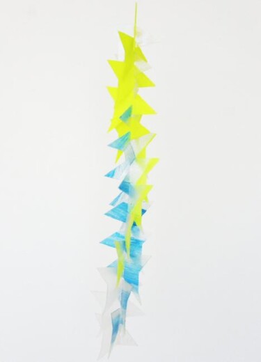 Skulptur mit dem Titel "Flame" von Stefan Fransson, Original-Kunstwerk, Glas