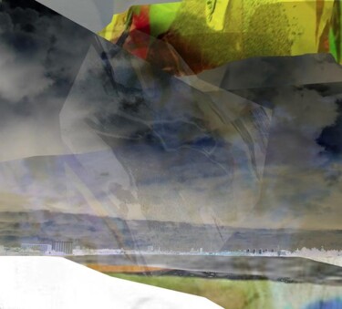 Grafika cyfrowa / sztuka generowana cyfrowo zatytułowany „Heavy Rain” autorstwa Stefan Fransson, Oryginalna praca, Kolaże