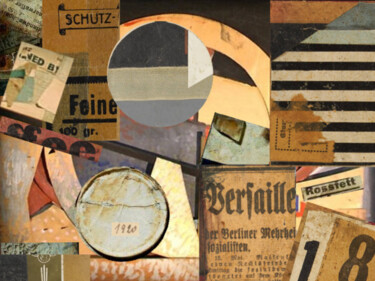 Grafika cyfrowa / sztuka generowana cyfrowo zatytułowany „Hommage an Kurt Sch…” autorstwa Stefan Fuchs, Oryginalna praca, Fo…