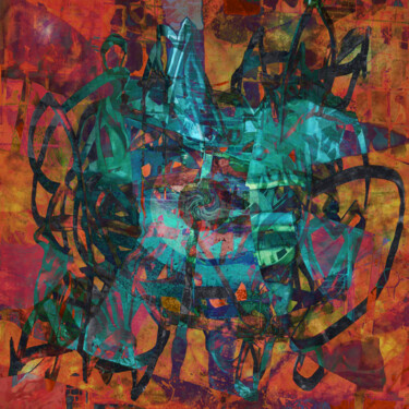 Digitale Kunst mit dem Titel "Die Kraft der Farben" von Stefan Fuchs, Original-Kunstwerk, Digitale Malerei