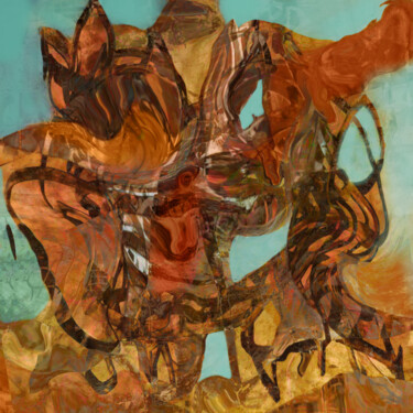 Digitale Kunst mit dem Titel "Sinfonie in Farbe" von Stefan Fuchs, Original-Kunstwerk, Digitale Malerei