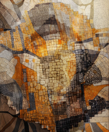 Цифровое искусство под названием "Mosaik" - Stefan Fuchs, Подлинное произведение искусства, Цифровая живопись