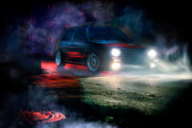 Photography titled "Evil GTI" by Stefan Pfeiffenberger (Mr. Pipesmountain), Original Artwork, Digital Photography