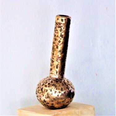 Sculpture intitulée "vase" par Stefan Ghitan, Œuvre d'art originale, Bronze