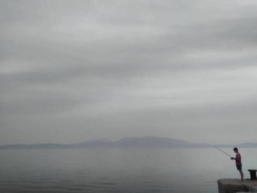 Photography titled "Grey sea" by Stefania Nikolaou, Original Artwork