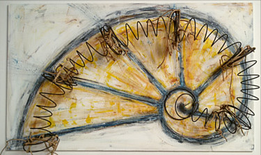 Pittura intitolato "Setti" da Stefania Zini, Opera d'arte originale, Acrilico Montato su Pannello di legno