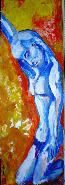 Painting titled "Il Riposo" by Stefania Colizzi, Original Artwork, Oil