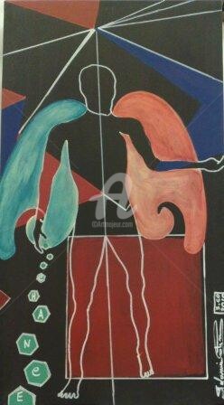Painting titled "Chance" by Stefania Colizzi, Original Artwork
