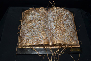 Scultura intitolato "Libro Sacro" da Stefania Sergi, Opera d'arte originale