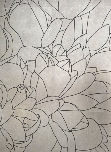 Estampas & grabados titulada "waissgold lilymagno…" por Stefanie Messerschmidt (waissgold), Obra de arte original, Grabado M…
