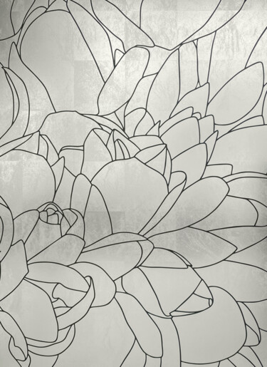 Gravures & estampes intitulée "waissgold lilymagno…" par Stefanie Messerschmidt (waissgold), Œuvre d'art originale, Gravure…
