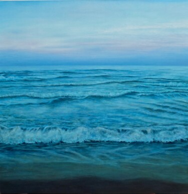 Pittura intitolato "Quando è il mare a…" da Stefano Anselmi, Opera d'arte originale, Olio