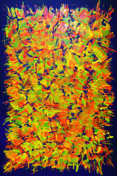 Peinture intitulée "Luminescence" par Stefano Barbaresco, Œuvre d'art originale, Acrylique