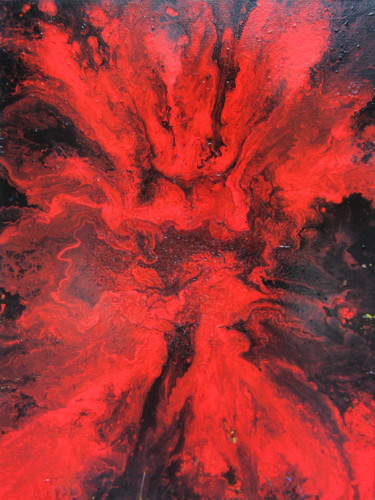 Painting titled "Dark Matter" by Stefano Barbaresco, Original Artwork, Acrylic
