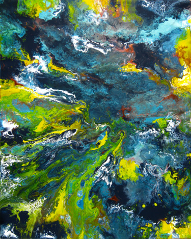 Painting titled "Nebula #2" by Stefano Barbaresco, Original Artwork