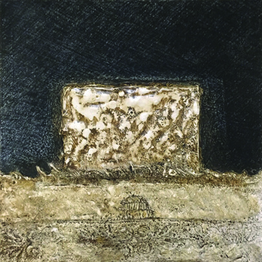 Pittura intitolato "Senza Titolo" da Stefano Catalini, Opera d'arte originale, Carbone Montato su Telaio per barella in legno