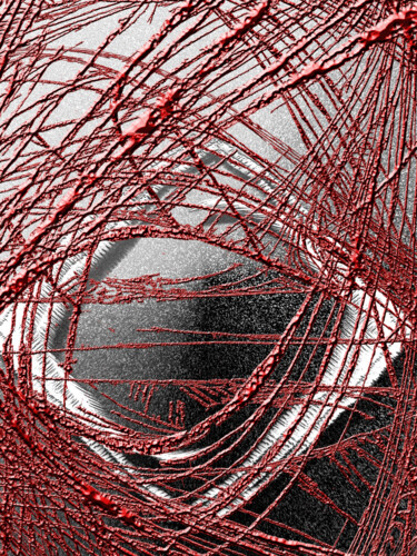 Digital Arts titled "Untitled RED" by Stefano De Vita (Deste), Original Artwork, 3D Modeling