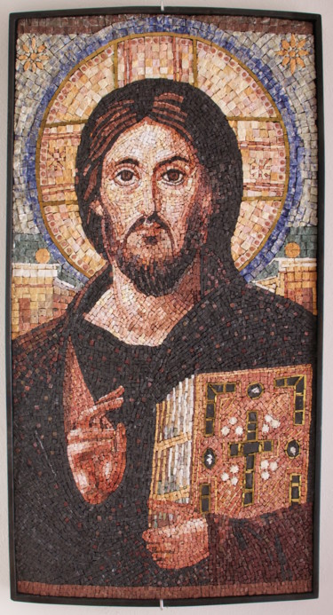 Pittura intitolato "Cristo del Sinai" da Stefano Di Marco, Opera d'arte originale