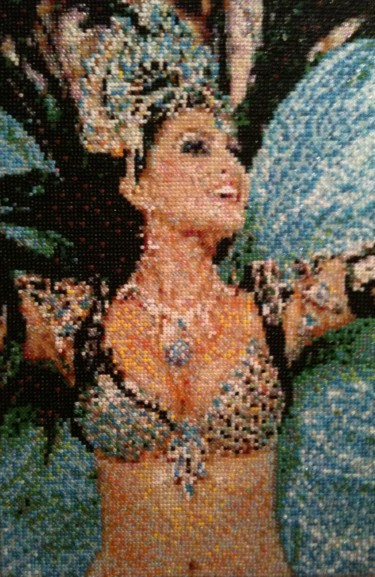 Pittura intitolato "La brasiliana" da Stefano Di Marco, Opera d'arte originale