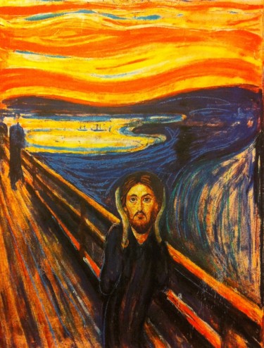 Variazioni sul Cristo del Sinai. Primo - Munch ©2017 da Stefano Di Marco