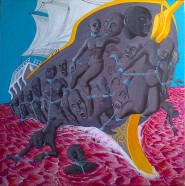 Pintura titulada "Mare rosso" por Stefano Galli, Obra de arte original, Acrílico