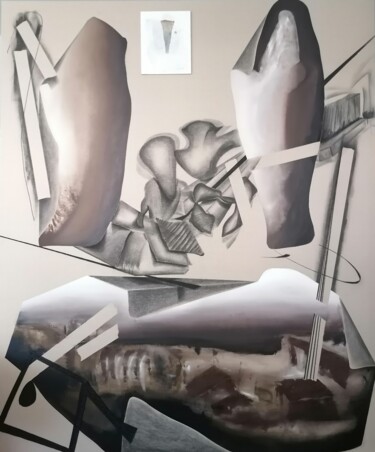 Pintura titulada "PASQUAS" por Stefano Mazzolini, Obra de arte original, Oleo