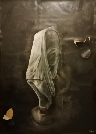 Painting titled "EDERA" by Stefano Mazzolini, Original Artwork, Oil