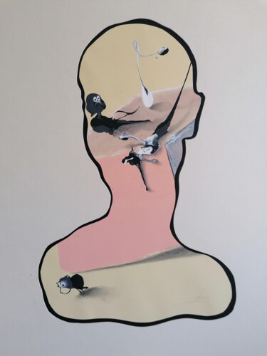 Peinture intitulée "GABBY" par Stefano Mazzolini, Œuvre d'art originale, Acrylique