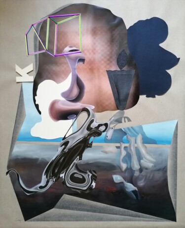 Malerei mit dem Titel "FENY" von Stefano Mazzolini, Original-Kunstwerk, Acryl