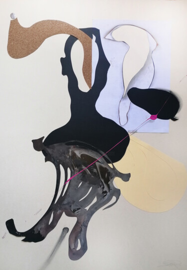 Peinture intitulée "GRIFA" par Stefano Mazzolini, Œuvre d'art originale, Collages