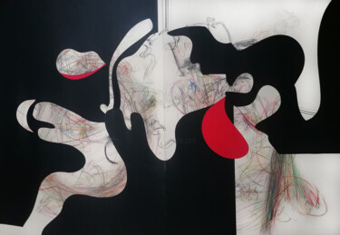 Pittura intitolato "SGAMA" da Stefano Mazzolini, Opera d'arte originale, Collages