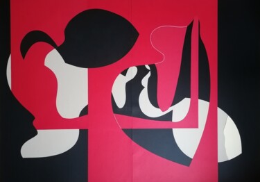 拼贴 标题为“ZOEY” 由Stefano Mazzolini, 原创艺术品, 拼贴