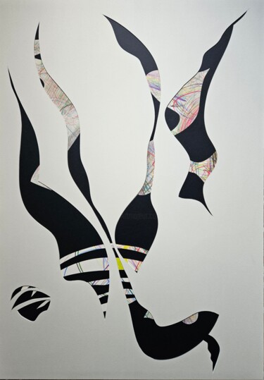 Malerei mit dem Titel "MER" von Stefano Mazzolini, Original-Kunstwerk, Acryl
