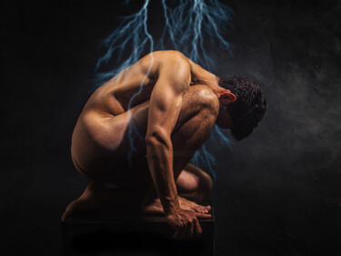 Fotografia intitulada "Male nude from the…" por Stefano Mercurius, Obras de arte originais, Fotografia digital