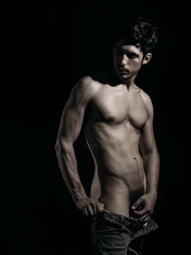 Fotografie mit dem Titel "Male nude interpret…" von Stefano Mercurius, Original-Kunstwerk, Digitale Fotografie