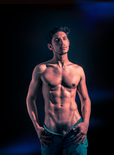 Фотография под названием "Erotic male nude -…" - Stefano Mercurius, Подлинное произведение искусства, Цифровая фотография